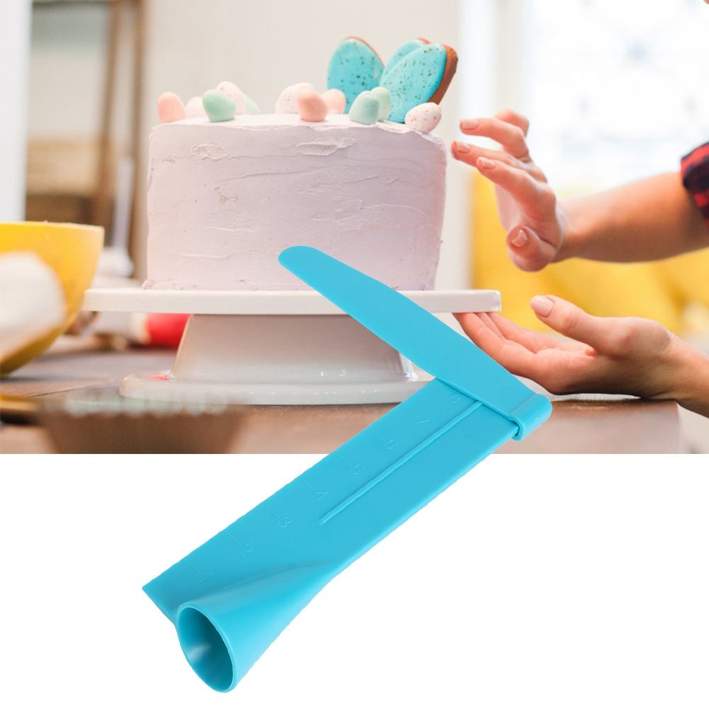 1 Set Adjustable Height Cream Scraper Cake Ruler Fondant Cake Smoother with view 6