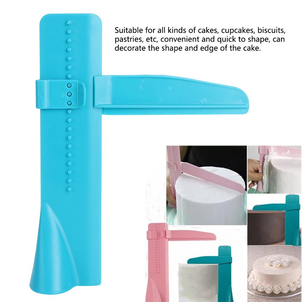 1 Set Adjustable Height Cream Scraper Cake Ruler Fondant Cake Smoother with view 12