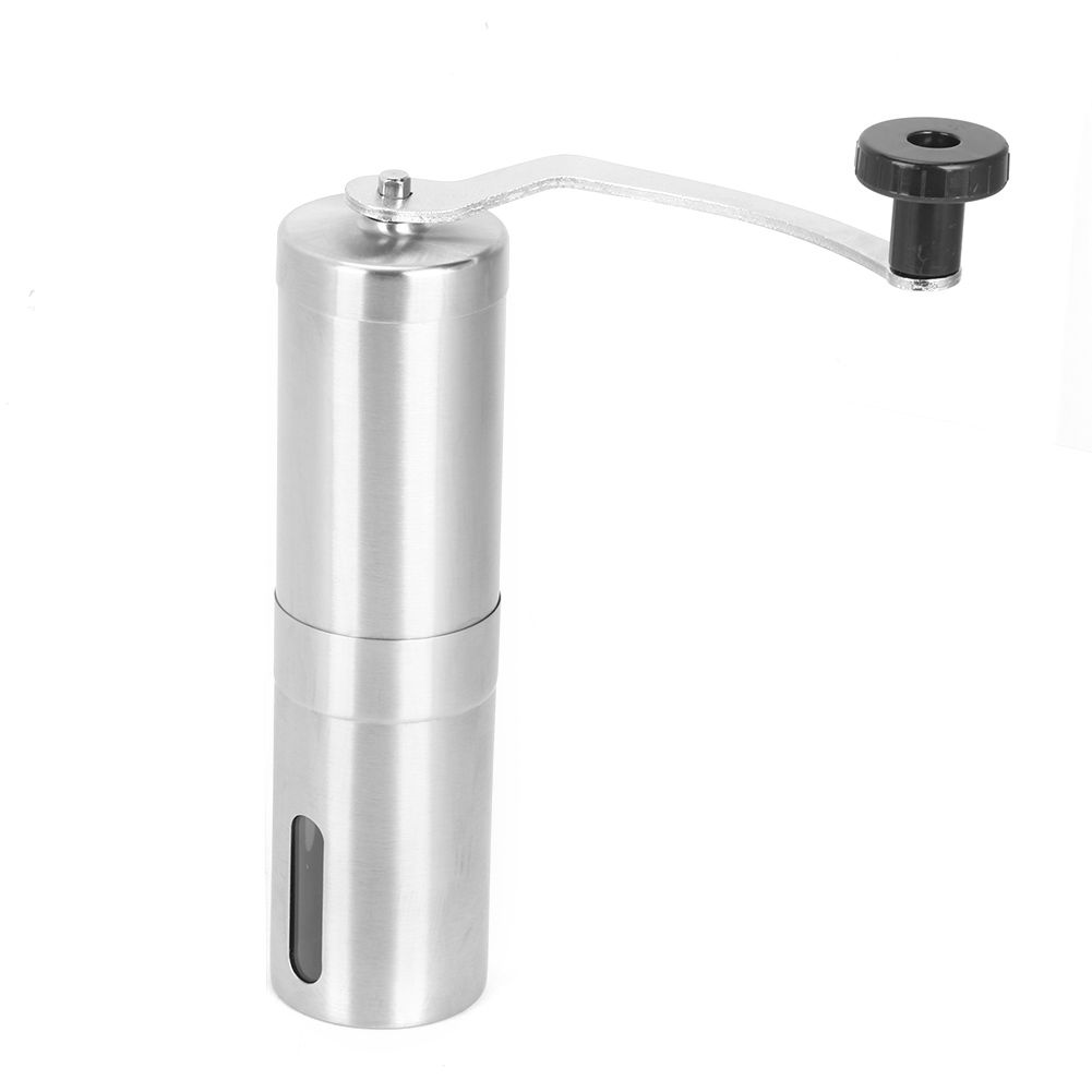 Portable Stainless Steel Manual Coffee Grinder Hand Crank Mill Grinding