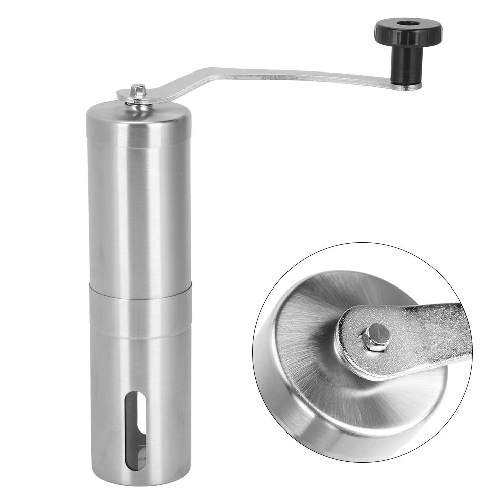 Portable Stainless Steel Manual Coffee Grinder Hand Crank Mill Grinding view 3