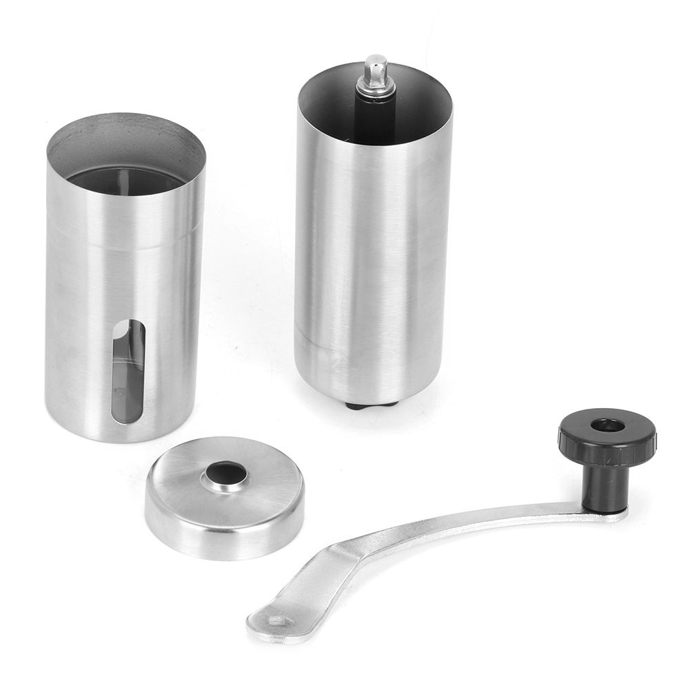 Portable Stainless Steel Manual Coffee Grinder Hand Crank Mill Grinding view 6