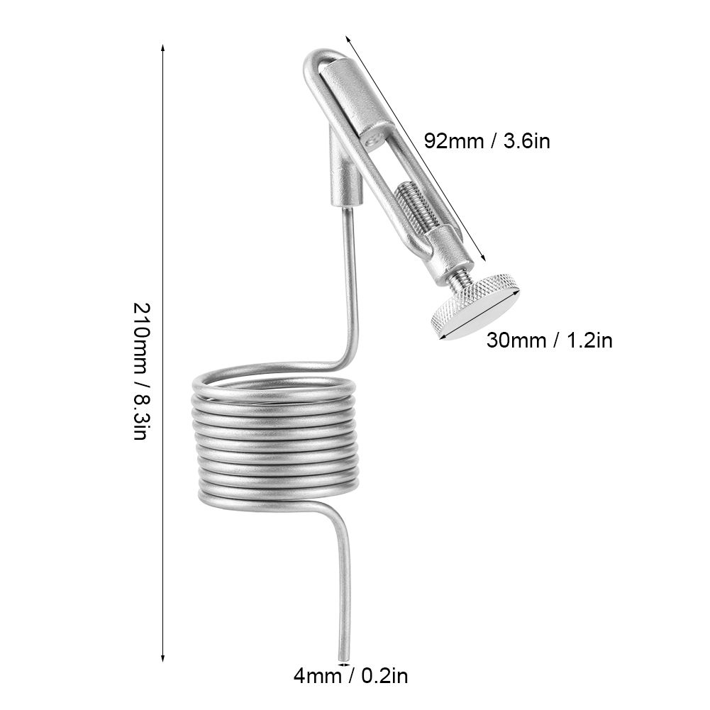 304 Stainless Steel Beer Brewing Sampling Valve Coil Defrother Homebrew view 12