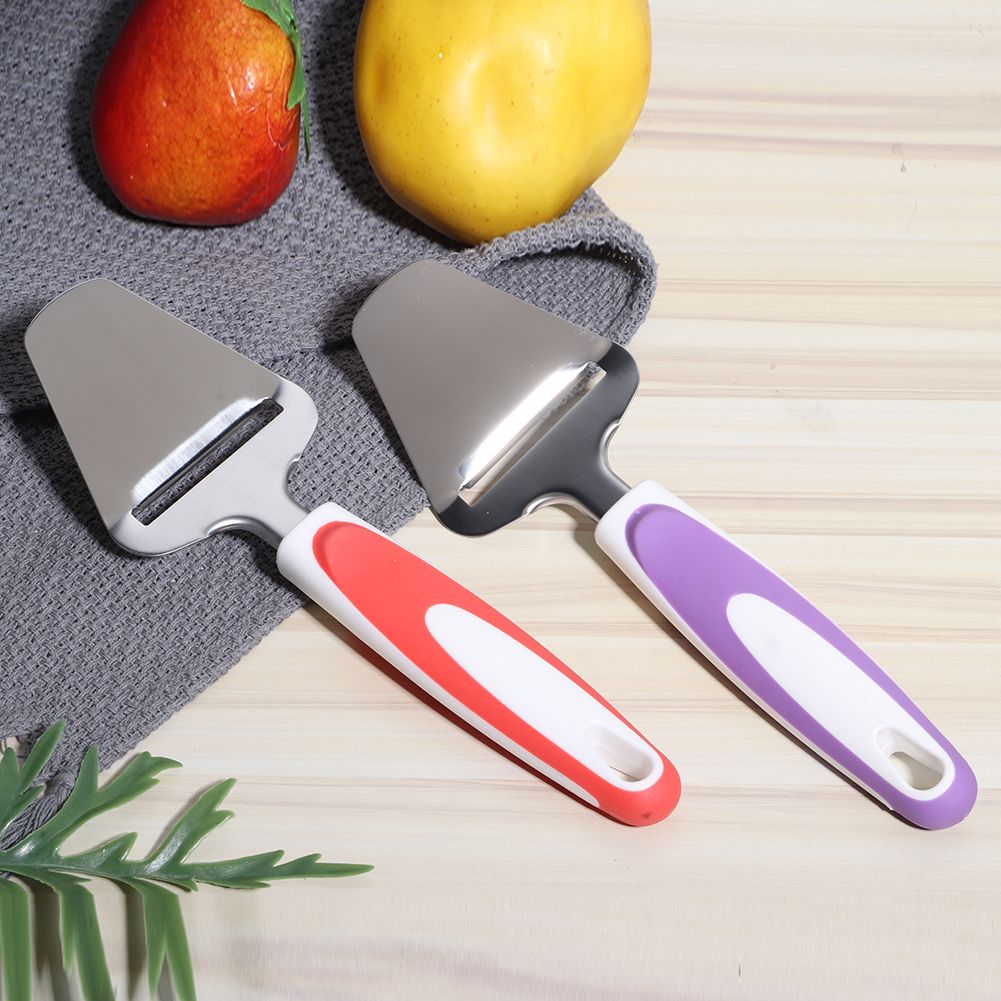 2Pcs Multifunction Stainless Steel Cheese Spatula Cutter Kitchen Utensils — image 1