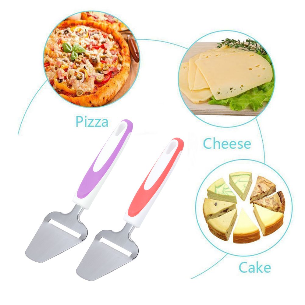 2Pcs Multifunction Stainless Steel Cheese Spatula Cutter Kitchen Utensils view 11