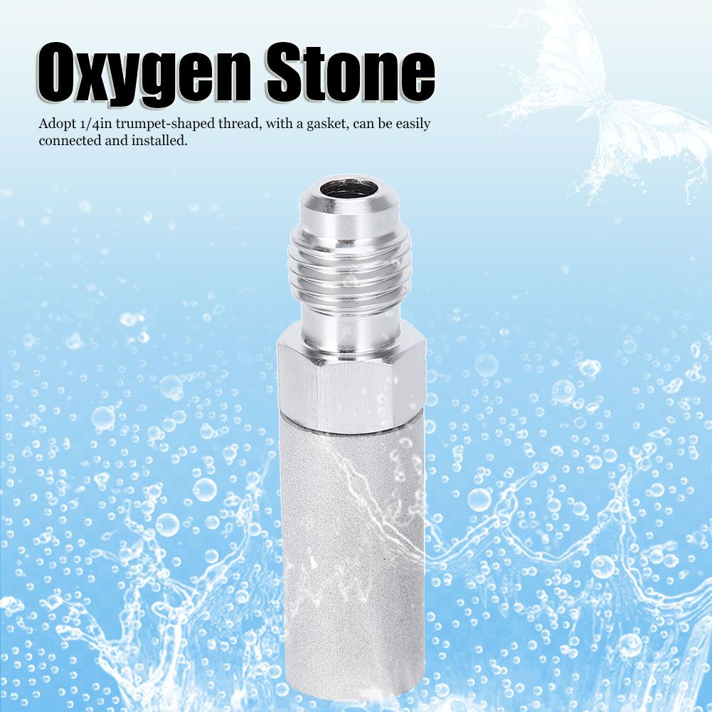 Homebrew 316 Stainless Steel Diffusion Oxygen Stone Thread 1/4in Beer Brewing view 11
