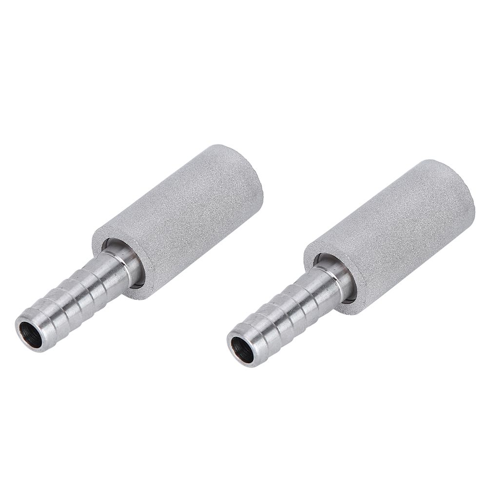 2Pcs 0.5μm Diffusion Stone Stainless Steel Aeration Stone with 1/4 Inch Outer view 3
