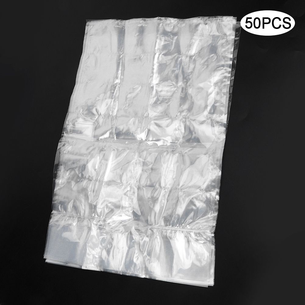 5 Bags 10Pcs/Bag Disposable Ice Cubes Bag 24‑Grid Transparent Ice Cubes Mold view 6