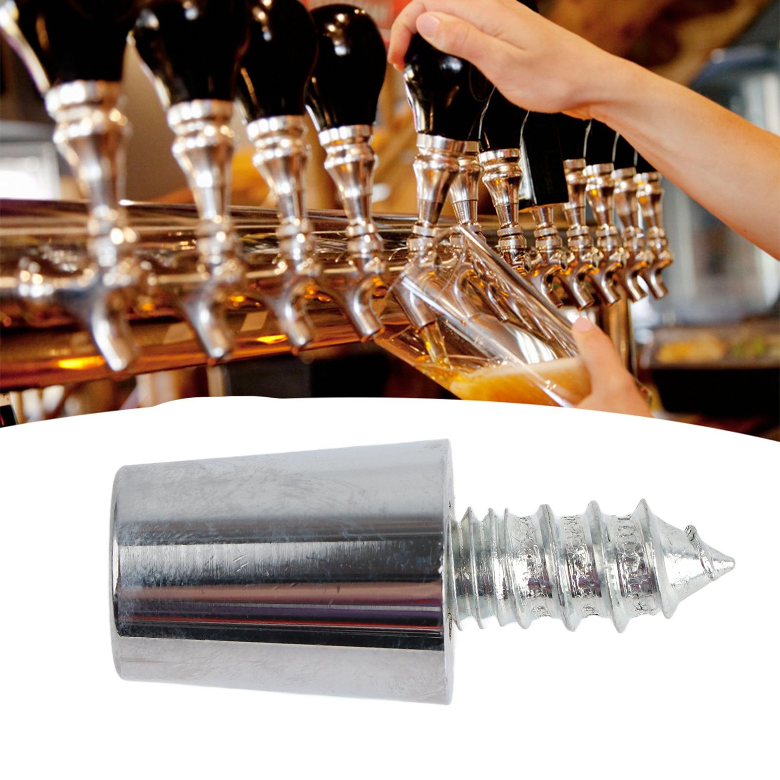 Copper Beer Tap Handle Standard Ferrule Bolt Set Home Brewing Accessory