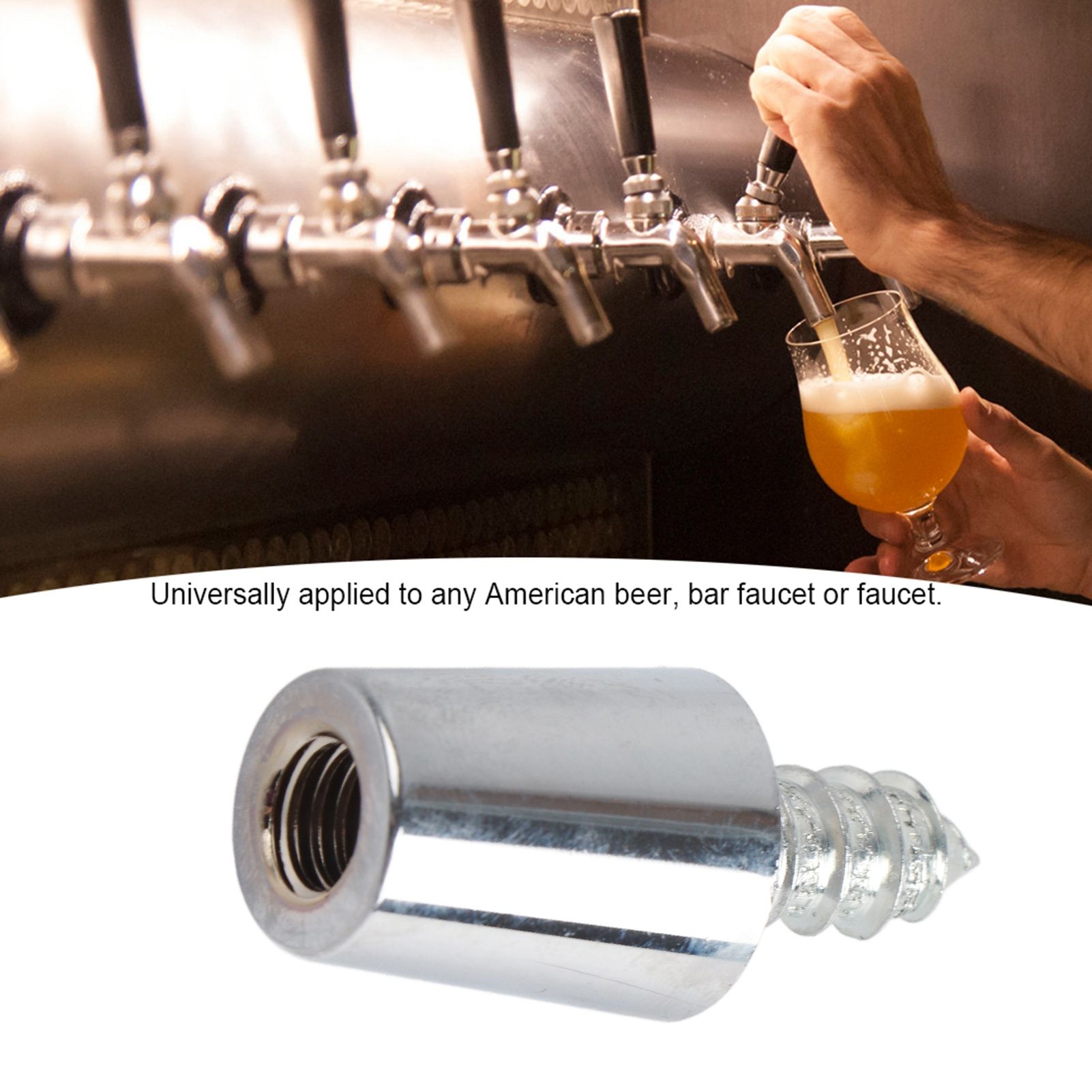 Copper Beer Tap Handle Standard Ferrule Bolt Set Home Brewing Accessory view 11