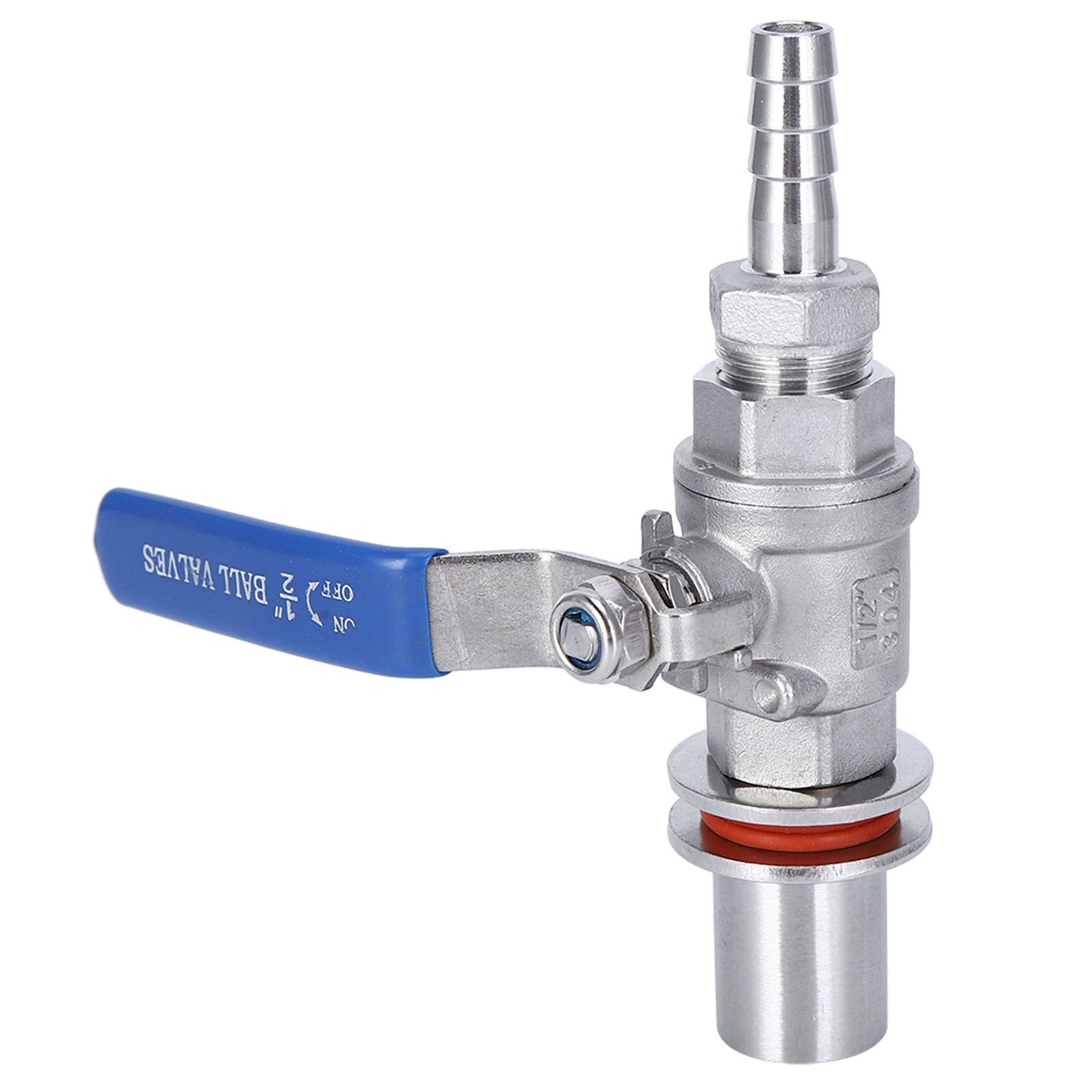 304 Stainless Steel Female Thread 1/2in Beer Kettle Ball Valve Home Brewing view 2