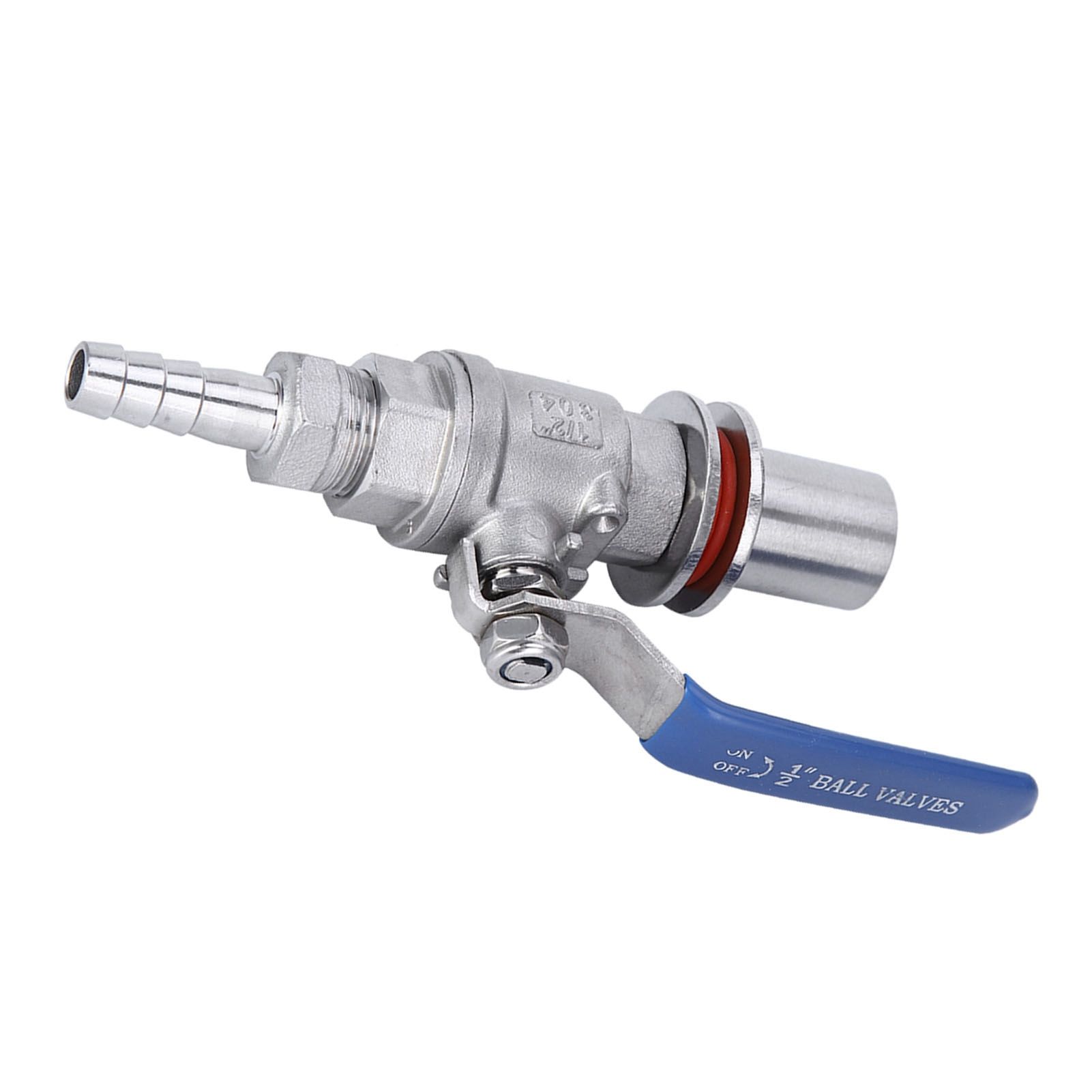 304 Stainless Steel Female Thread 1/2in Beer Kettle Ball Valve Home Brewing view 5