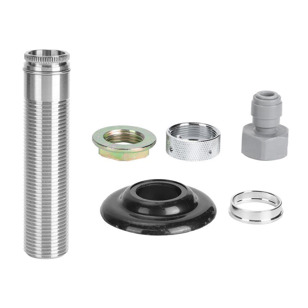 Stainless Steel Threaded Pipe with Quick Connector Beer Keg Faucet Connecting Pipe view 2