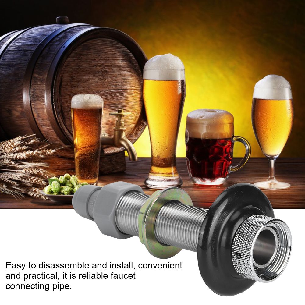 Stainless Steel Threaded Pipe with Quick Connector Beer Keg Faucet Connecting Pipe view 11
