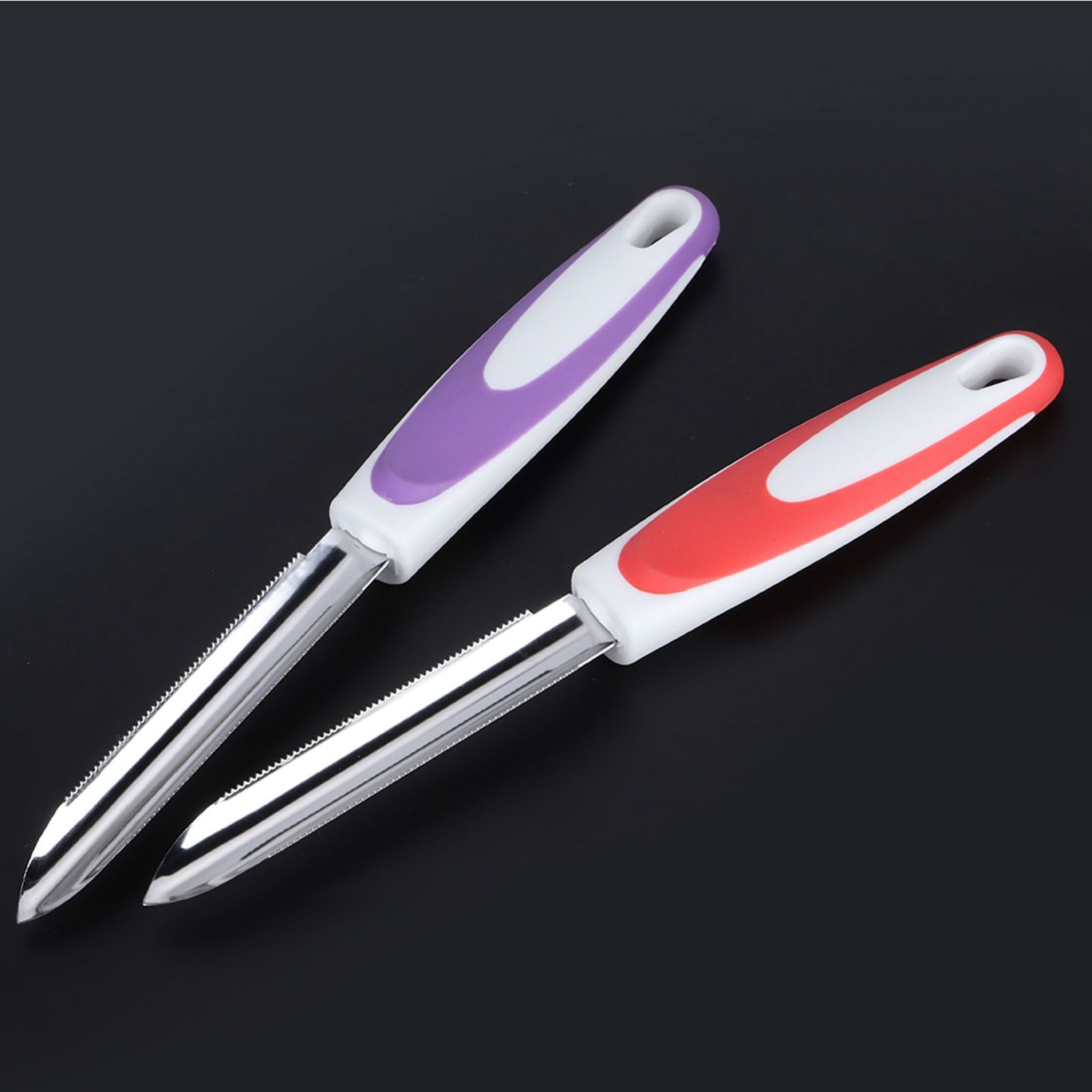 2Pcs Stainless Steel Fruit Pepper Corer Core Remover Tools Kitchen Supplies view 9