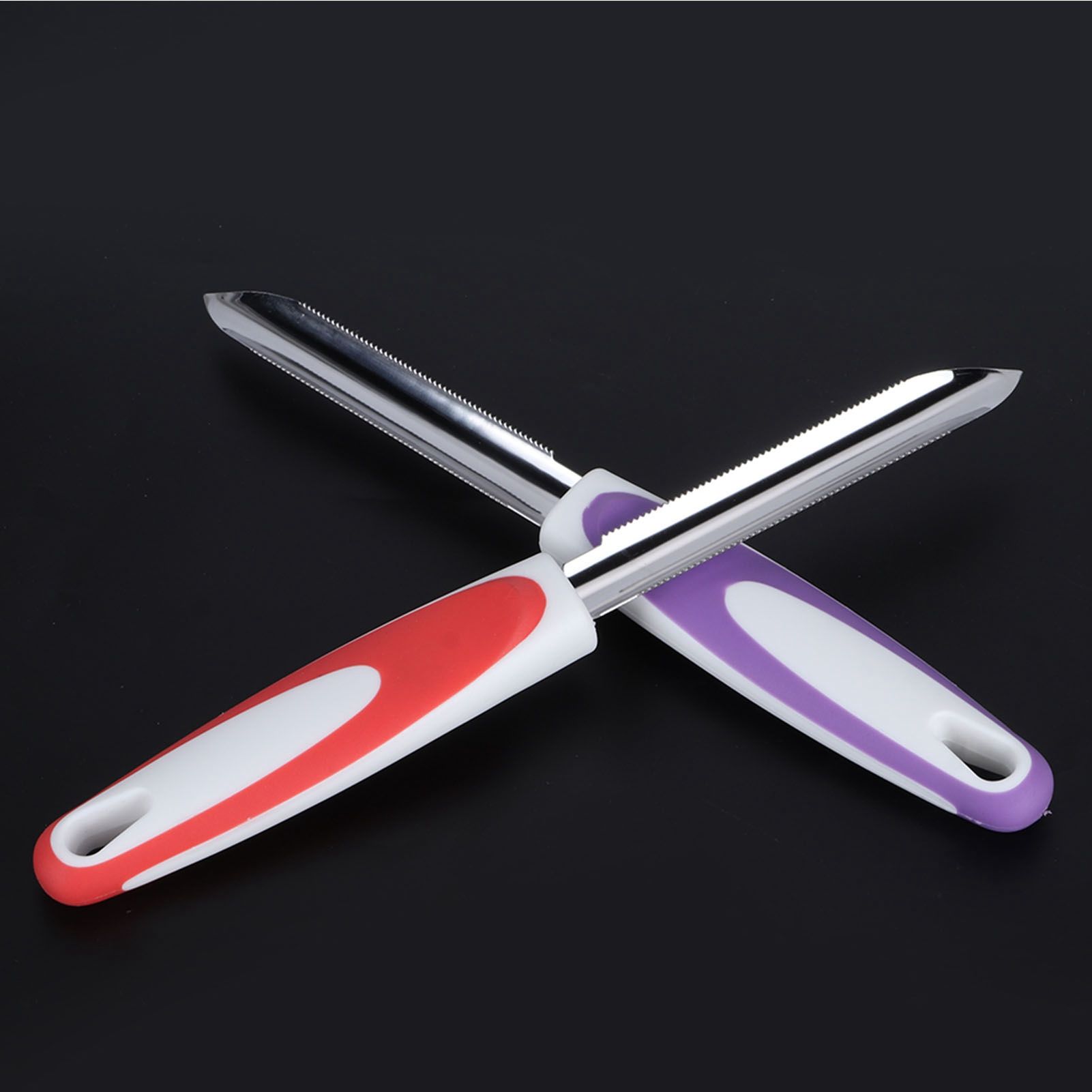 2Pcs Stainless Steel Fruit Pepper Corer Core Remover Tools Kitchen Supplies view 10