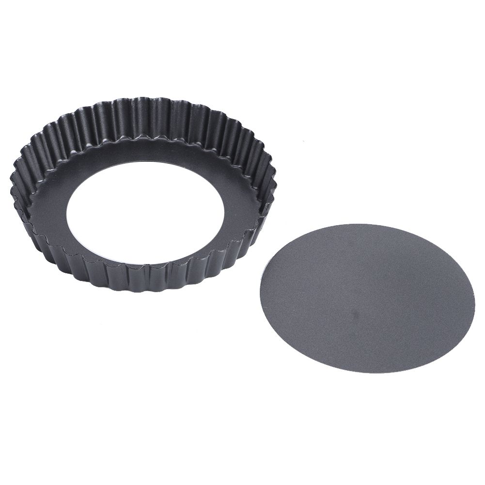 NonStick Round Carbon Steel Pie Pizza Cake Mold Removable Bottom Cake Baking view 4