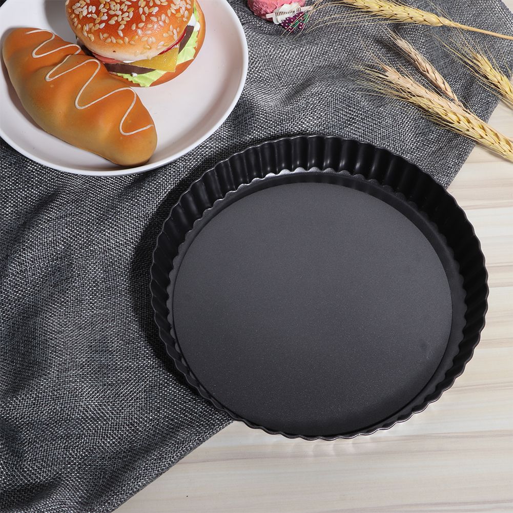 NonStick Round Carbon Steel Pie Pizza Cake Mold Removable Bottom Cake Baking view 8