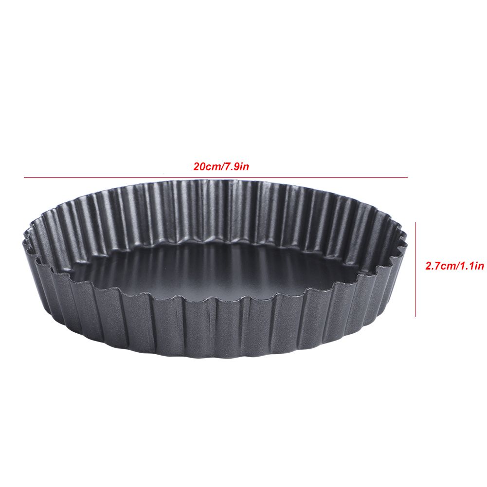 NonStick Round Carbon Steel Pie Pizza Cake Mold Removable Bottom Cake Baking view 11