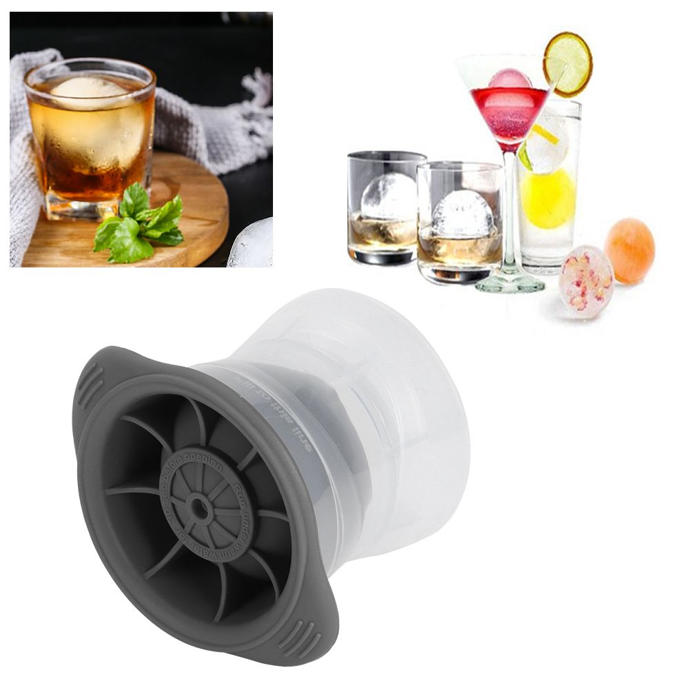 Food Grade Silicone QuickFrozen Ice Ball Maker Whiskey Round Ice Molding Tool view 9