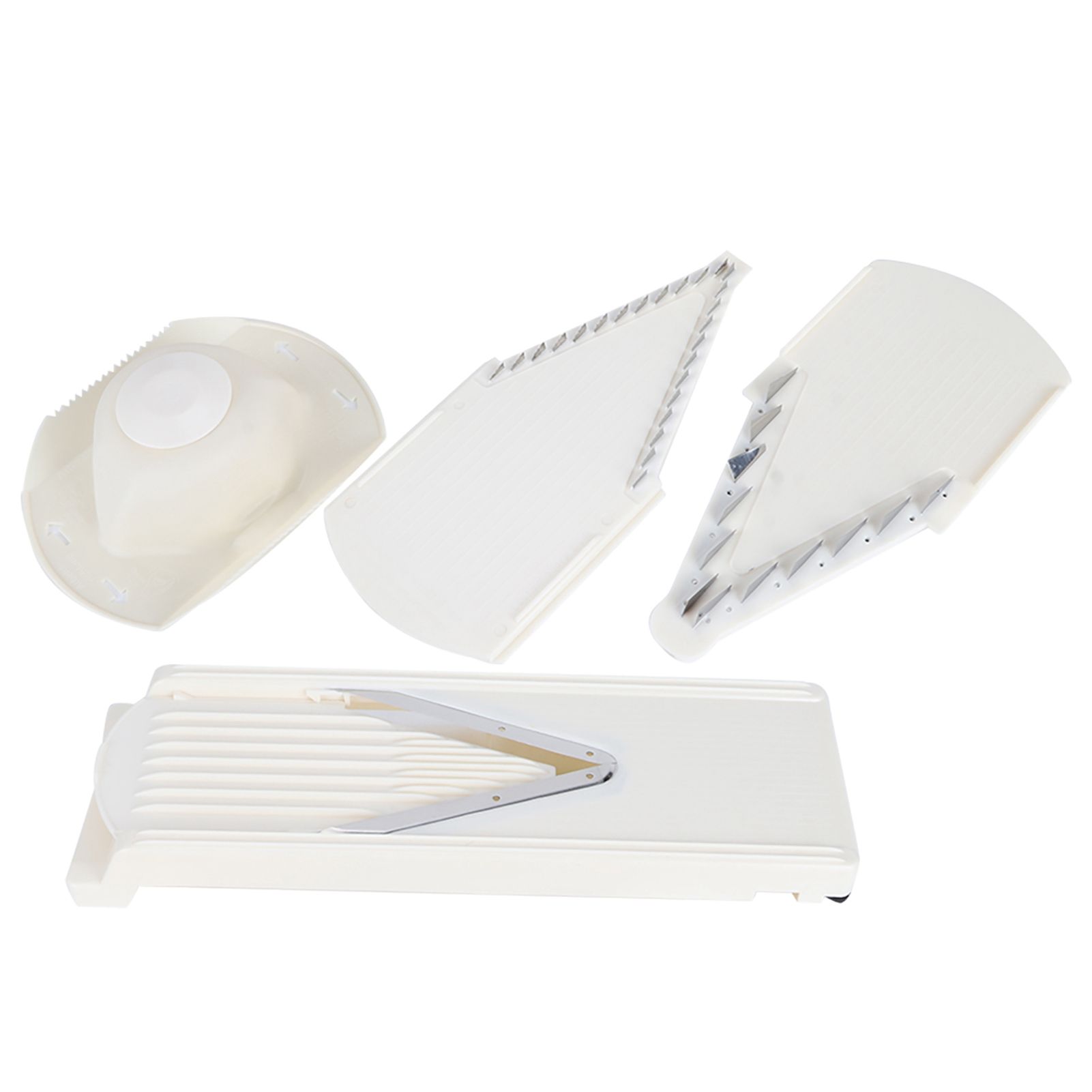Multifunctional Household V‑Shaped Grater Slicing Cutter with Hand Protector