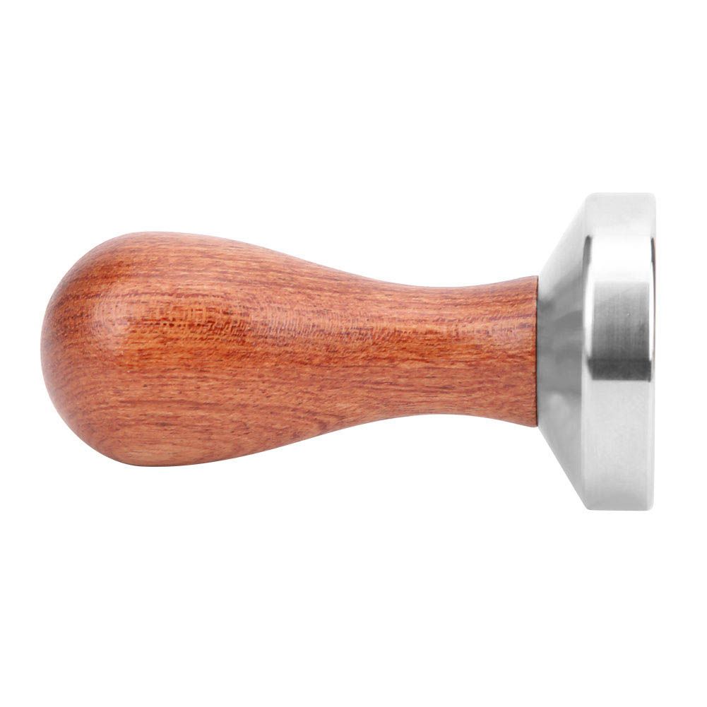 51mm Stainless Steel Coffee Tamper Wooden Handle Coffee Powder Hammer Press view 10
