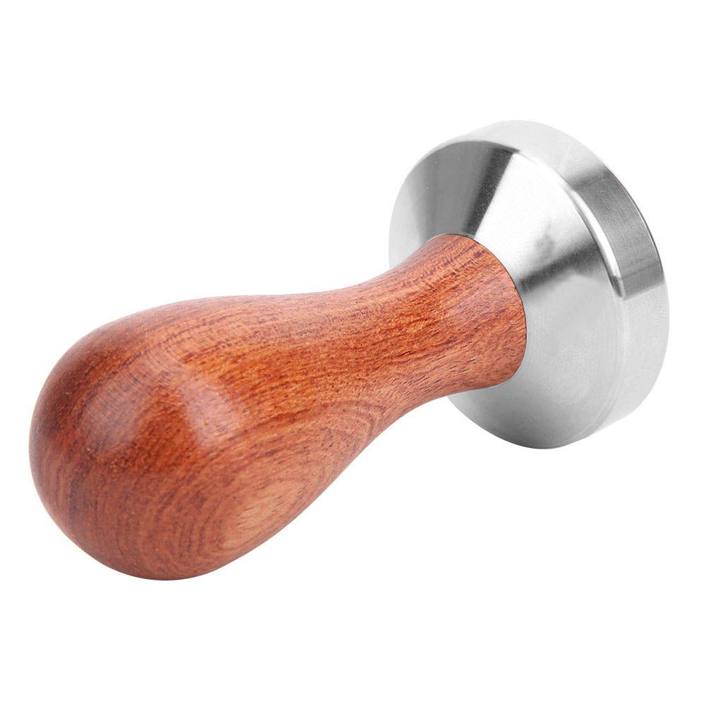 51mm Stainless Steel Coffee Tamper Wooden Handle Coffee Powder Hammer Press view 11