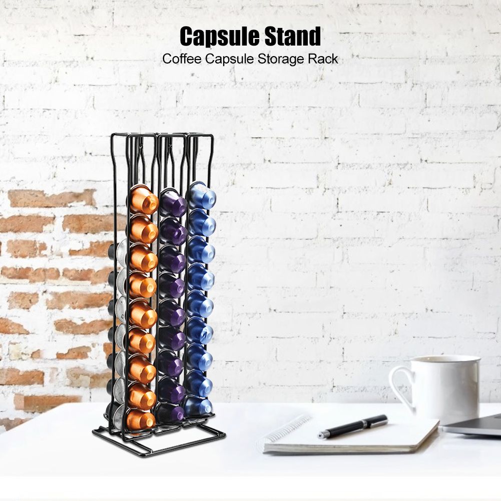 Household Iron Coffee Capsule Storage Rack Stand Accessory for Offices Kitchen view 12