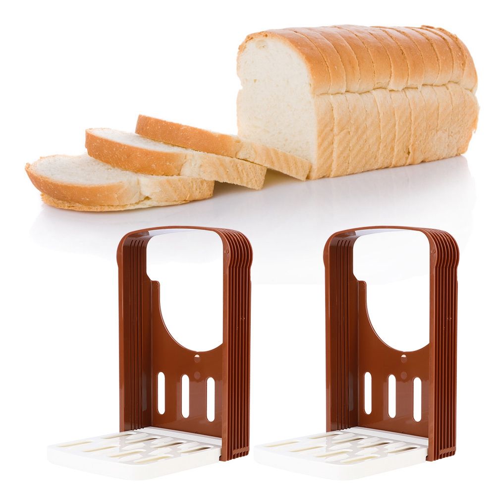 Adjustable Bread Toast Loaf Cutter Bagel Slicing Guides Cutting Tools Kitchen view 3