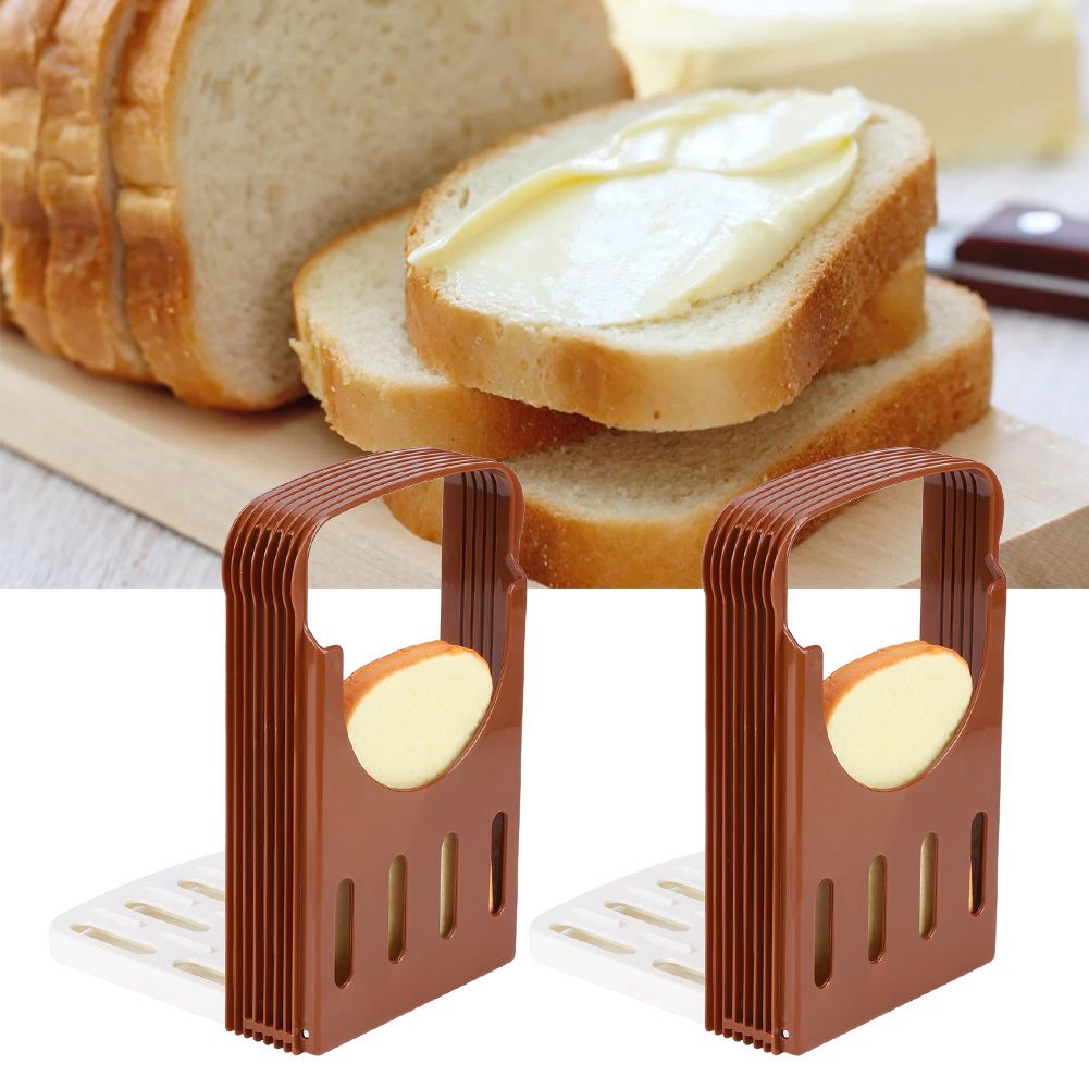 Adjustable Bread Toast Loaf Cutter Bagel Slicing Guides Cutting Tools Kitchen view 4