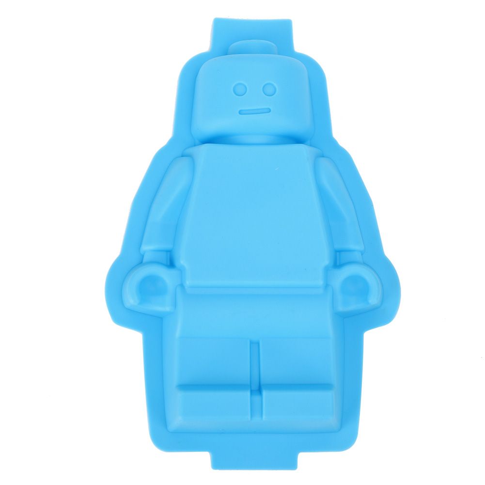 Robot Shaped Silicone Mold Ice Cubes Mold Chocolate Fondant Cake Mould DIY view 6
