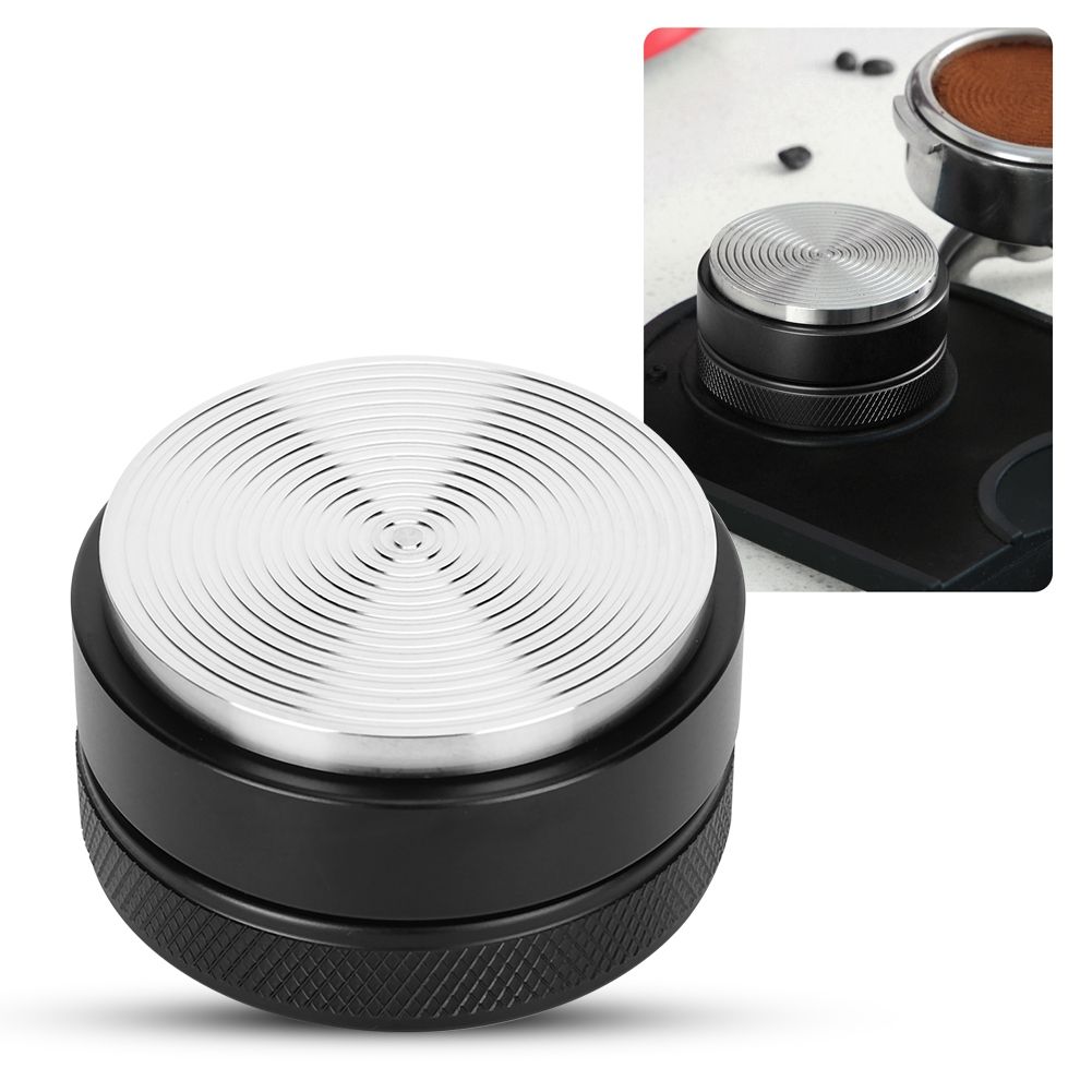 Height Adjustable Stainless Steel Coffee Distributor with NonSlip Thread Base view 3