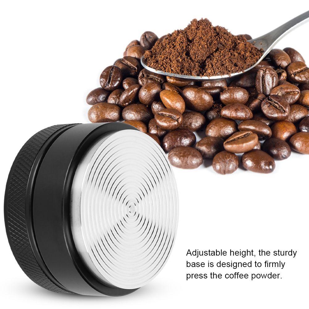 Height Adjustable Stainless Steel Coffee Distributor with NonSlip Thread Base view 12