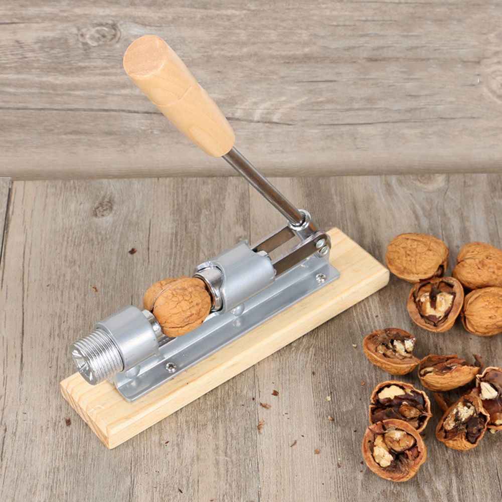 Mechanical Stainless Steel Walnut Cracker Nut Opener Tool Plier Kitchen view 9