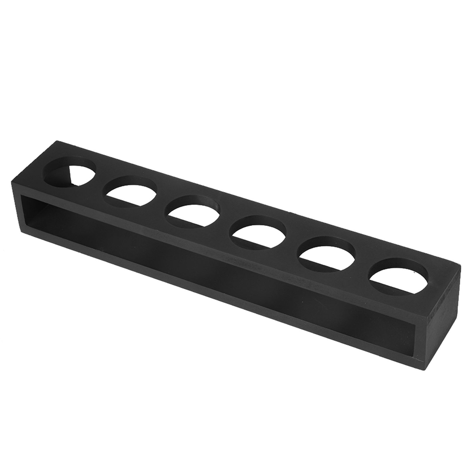 Black Wooden Wine Glass Rack Cup Holders Stand for Home Bar Restaurant Wedding view 3