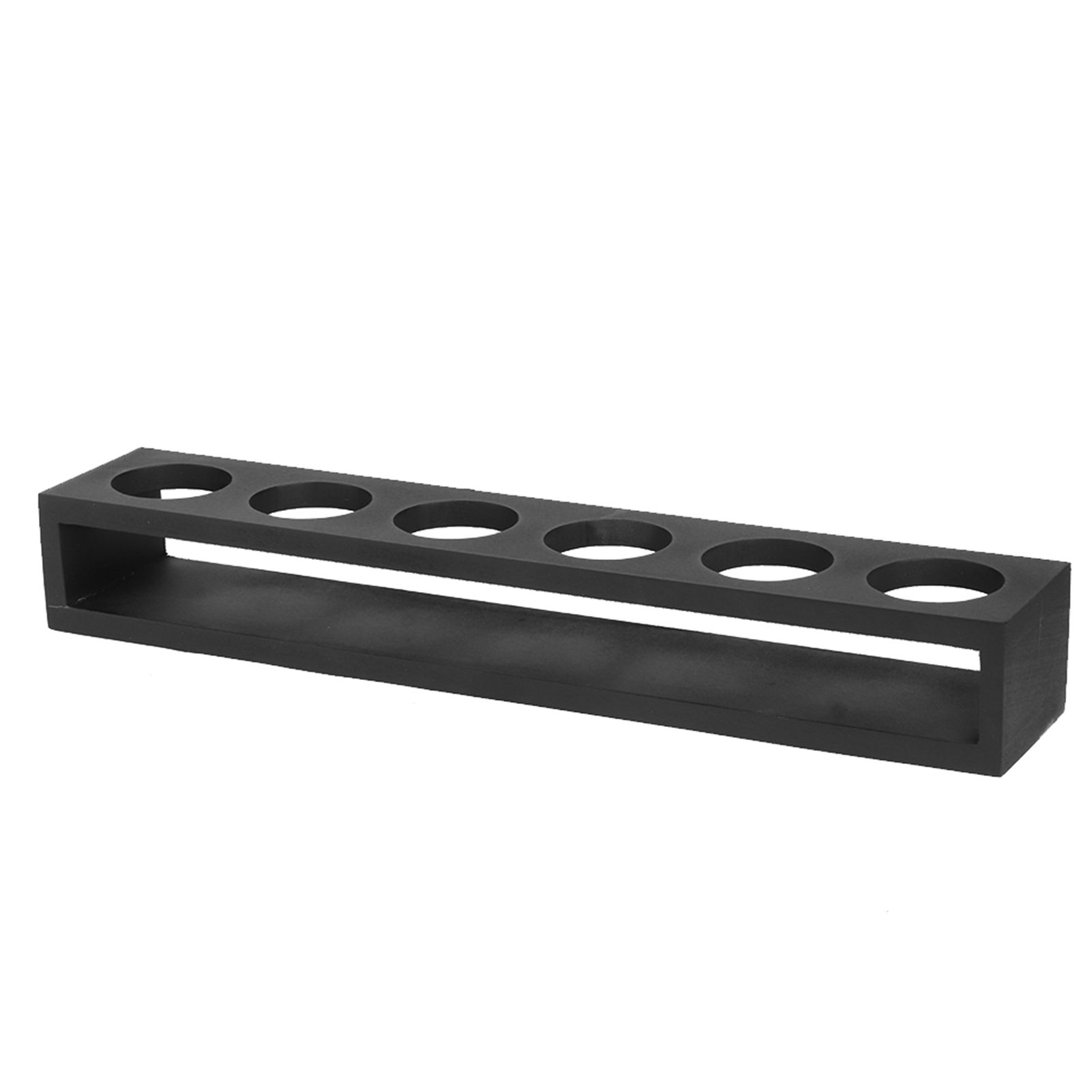 Black Wooden Wine Glass Rack Cup Holders Stand for Home Bar Restaurant Wedding view 4