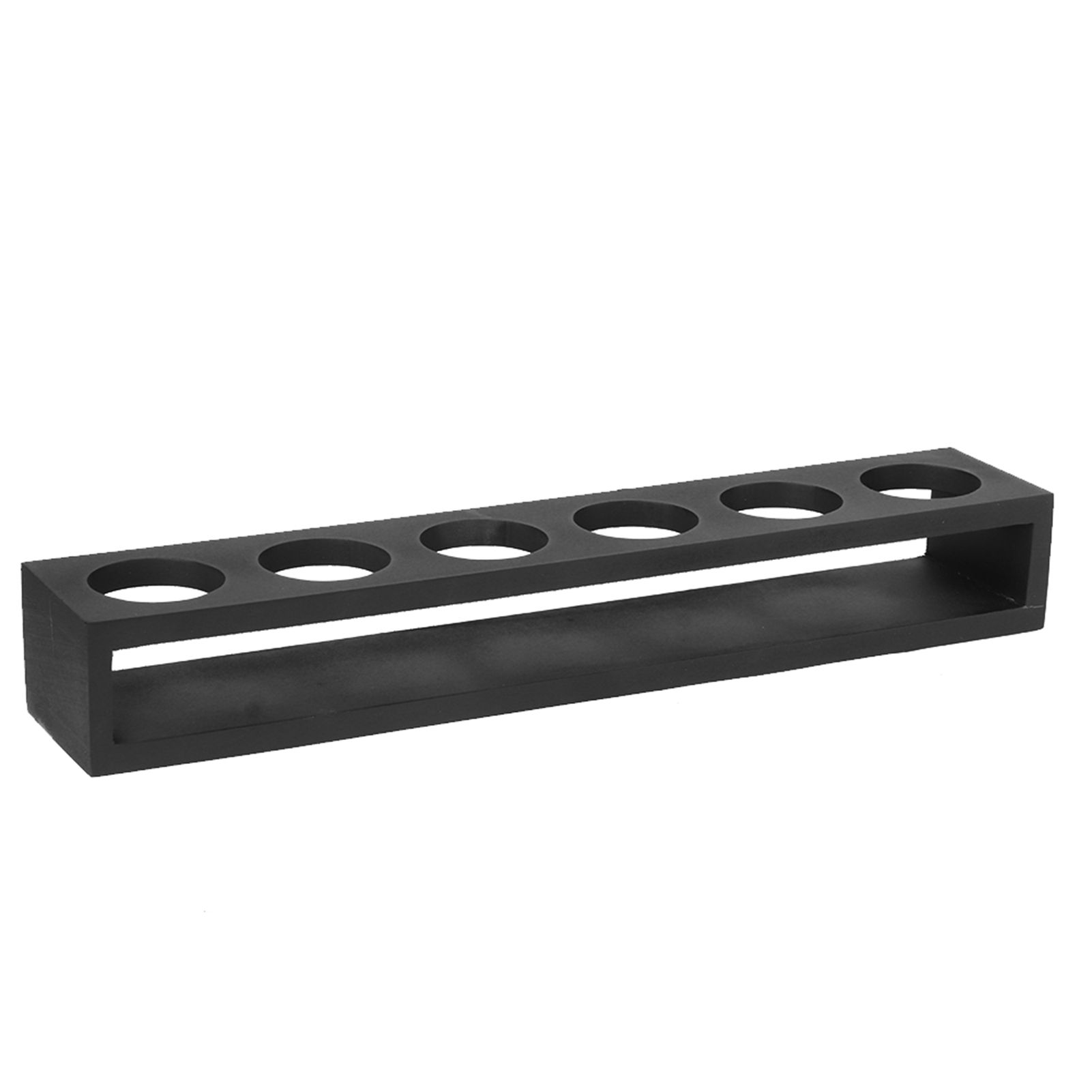 Black Wooden Wine Glass Rack Cup Holders Stand for Home Bar Restaurant Wedding view 5