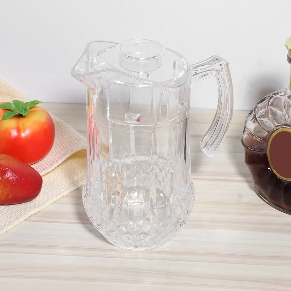 1300ml Acrylic Cold Water Jug Draft Beer Pot Duckbill Kettle with Lid for KTV view 5