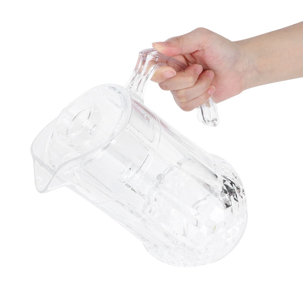 1300ml Acrylic Cold Water Jug Draft Beer Pot Duckbill Kettle with Lid for KTV view 8