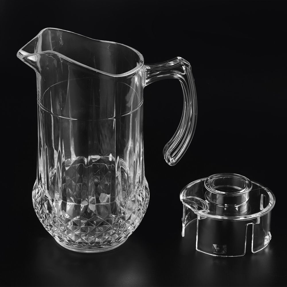 1300ml Acrylic Cold Water Jug Draft Beer Pot Duckbill Kettle with Lid for KTV view 12
