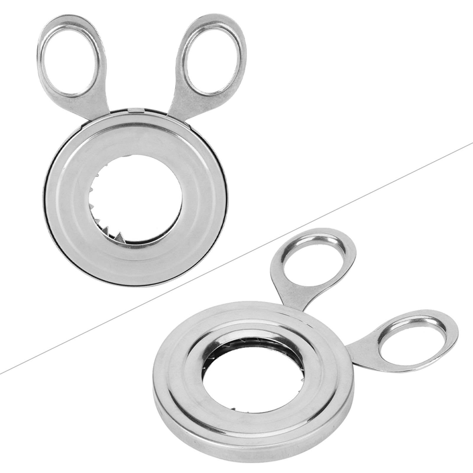 Stainless Steel Boiled Egg Cutter Egg Clipper Egg Scissor Egg Remover Tool view 5