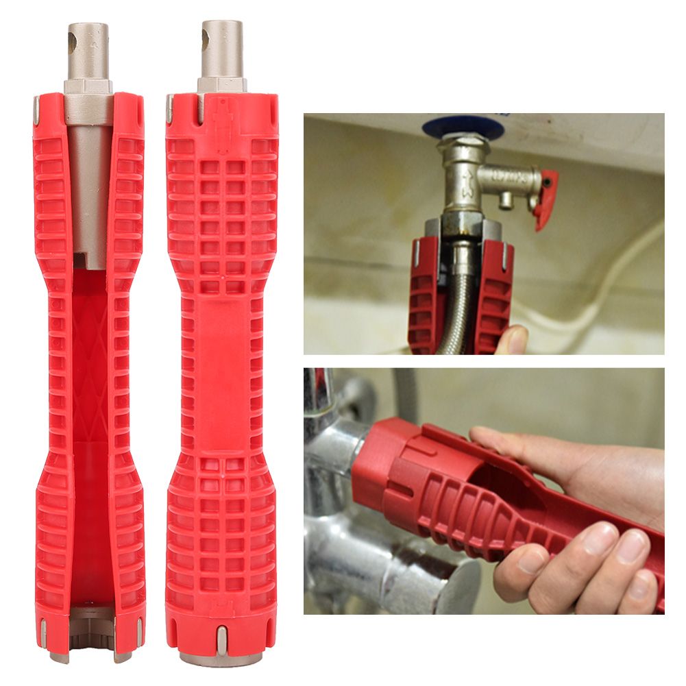 Multifunction Water Pipe Spanner Sink Faucet Socket Wrench Plumbing Tools for view 9