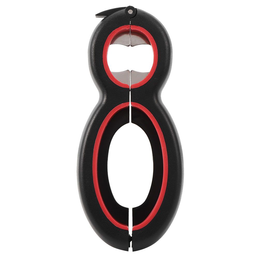 Multifunctinal Stainless Steel 6 in 1 Bottle Can Opener Corkscrew for Bar view 2