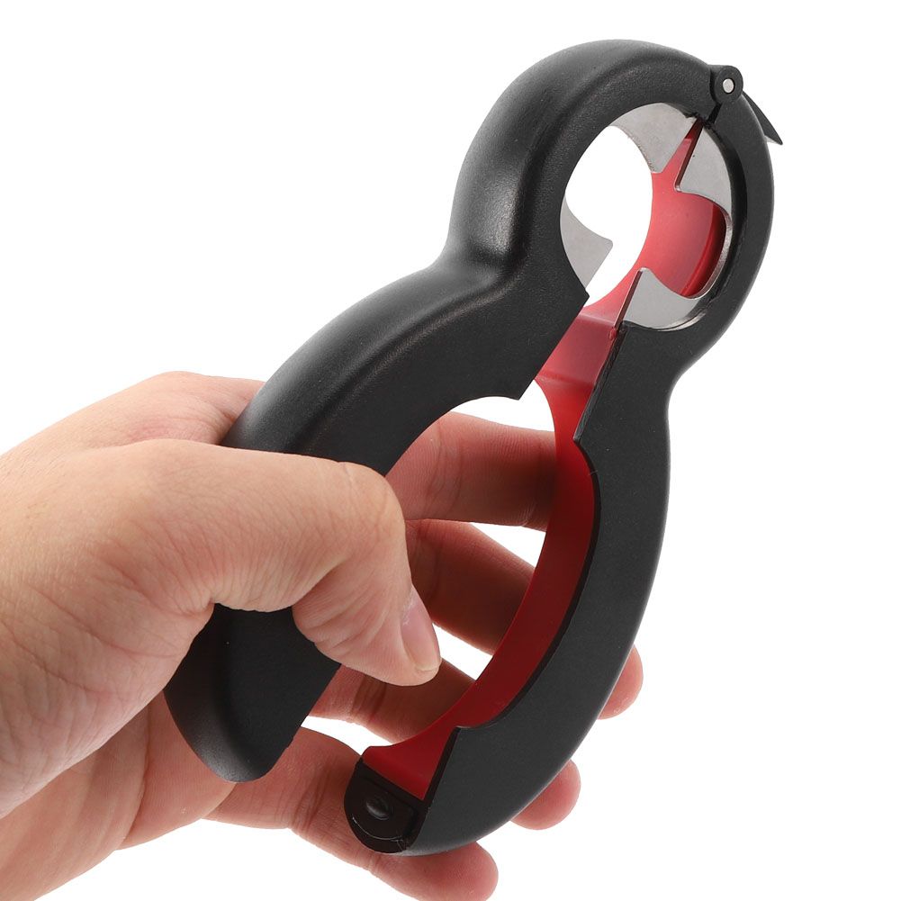 Multifunctinal Stainless Steel 6 in 1 Bottle Can Opener Corkscrew for Bar view 4