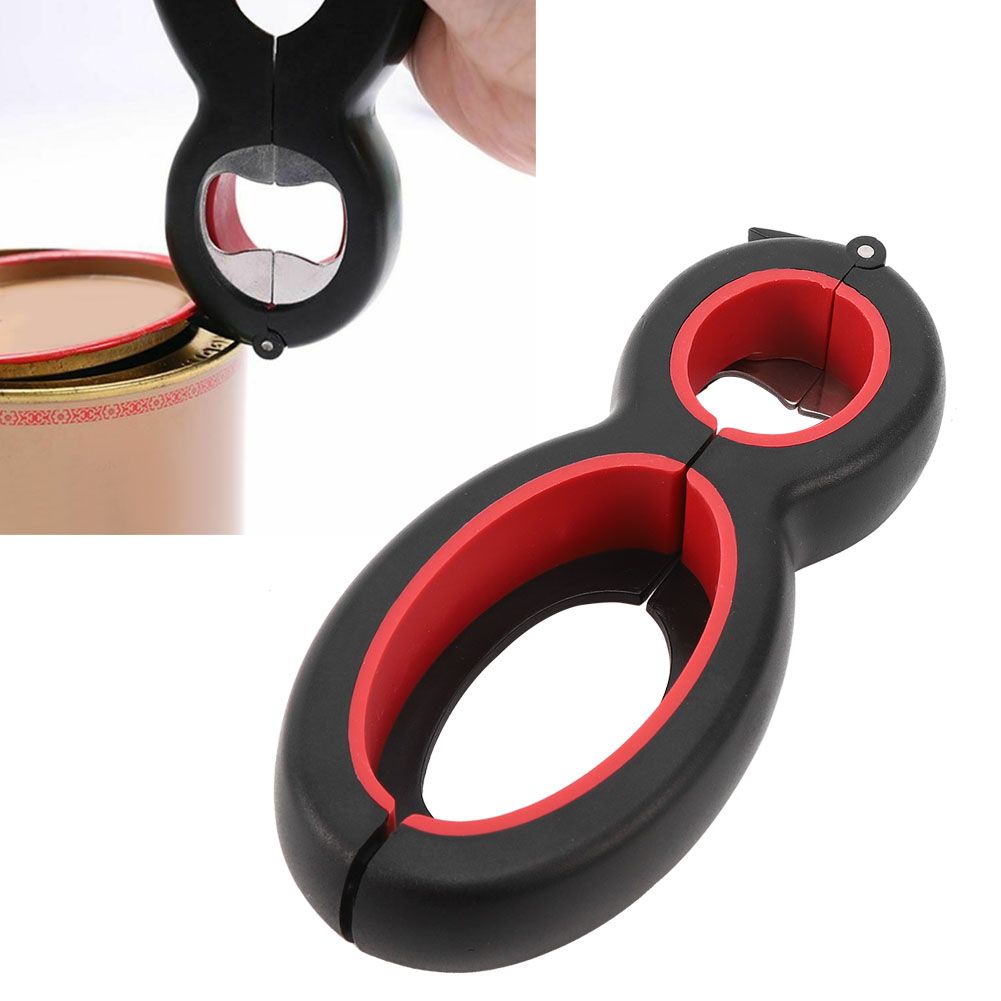 Multifunctinal Stainless Steel 6 in 1 Bottle Can Opener Corkscrew for Bar view 8