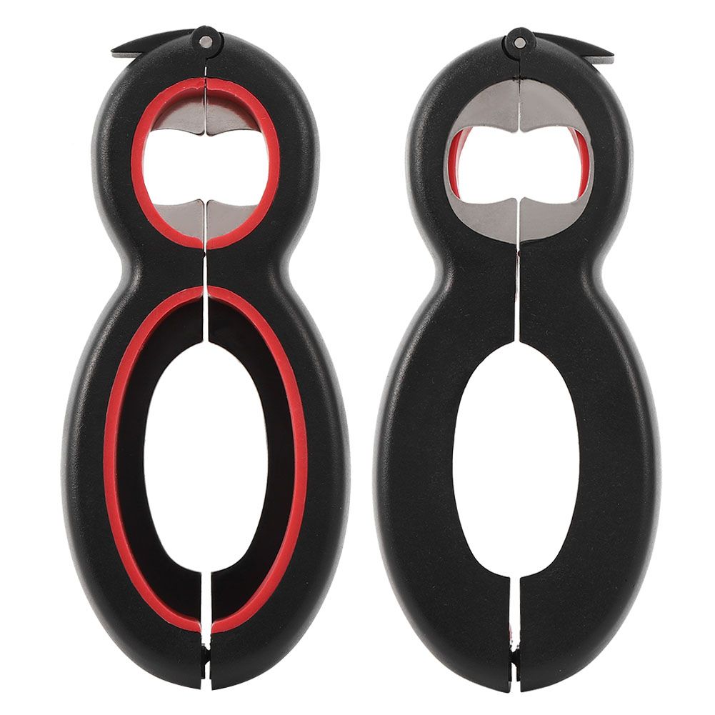 Multifunctinal Stainless Steel 6 in 1 Bottle Can Opener Corkscrew for Bar view 10