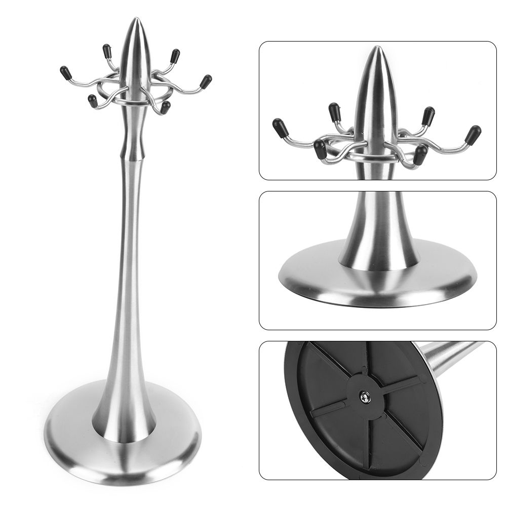Stainless Steel Cooking Utensil Stand Kitchenware Spatula Scoop Spoon Rotating view 5