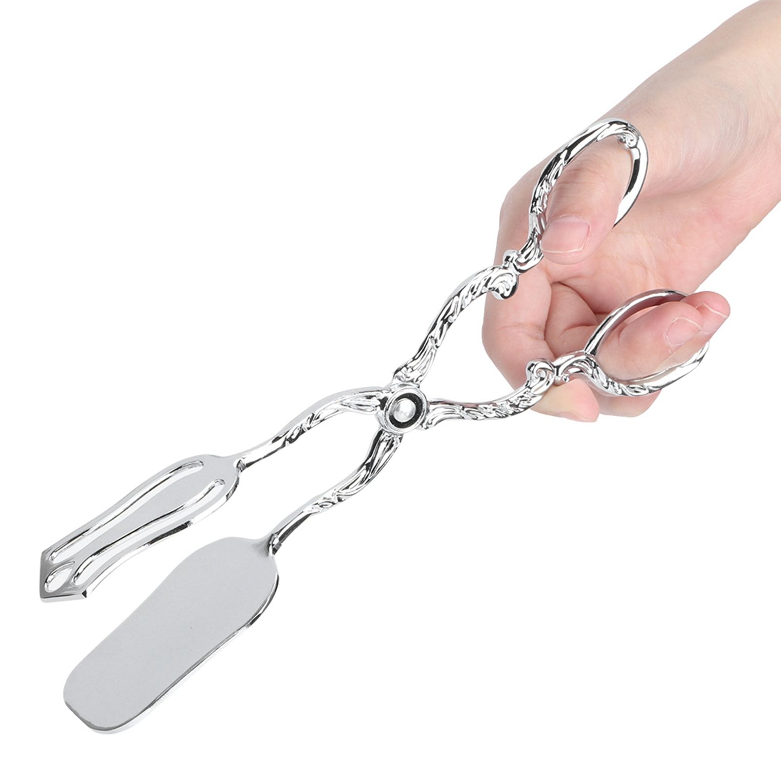Vintage Food Clip Zinc Alloy Bread Tongs Buffet Party Catering Serving Tongs view 9