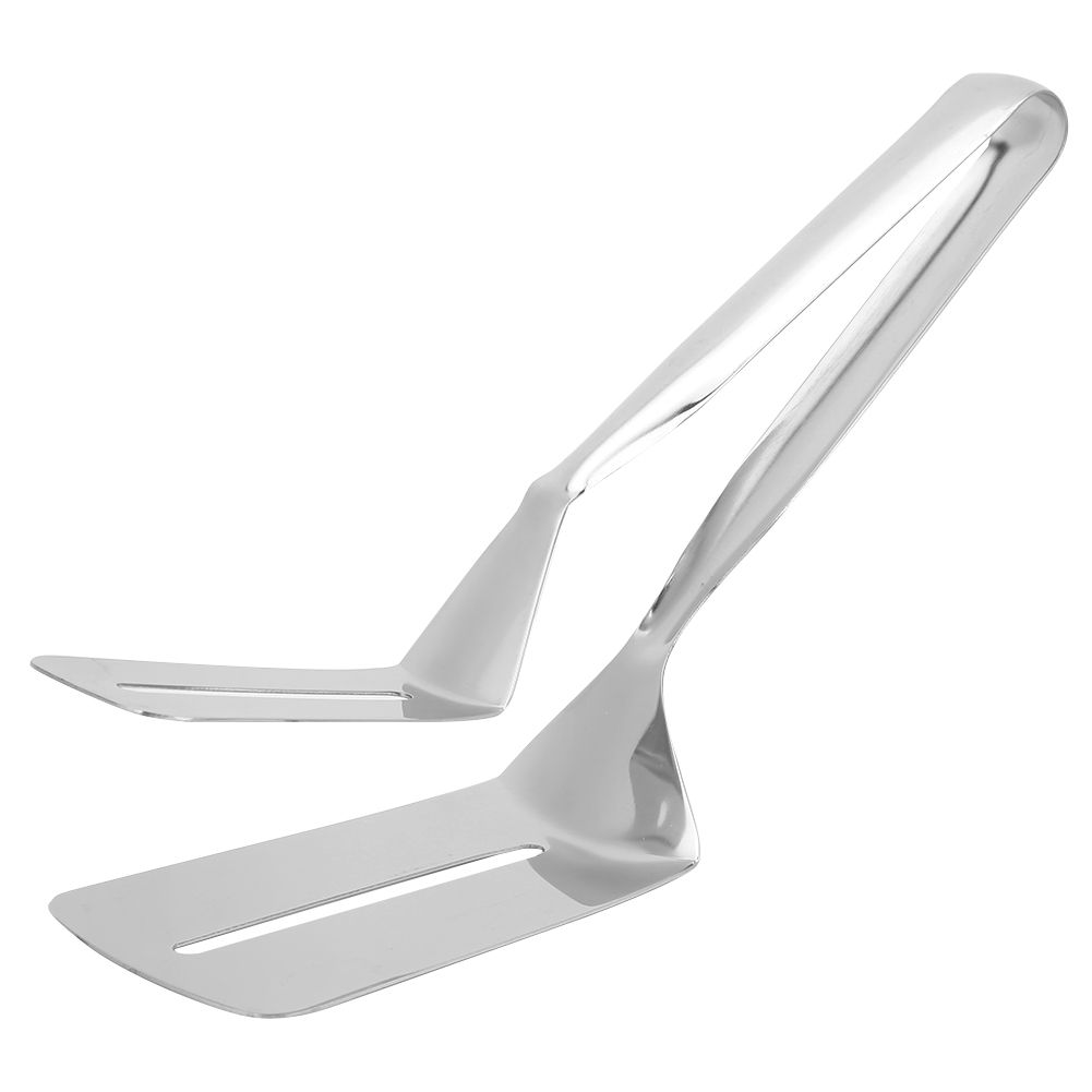 Stainless Steel Steak Clip Bread Clamp Multipurpose Food Tongs Pizza Spatula — image 1