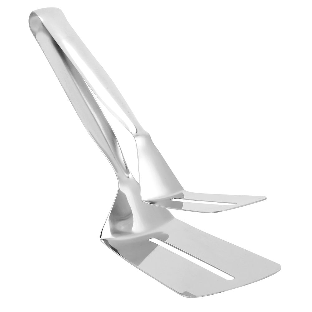 Stainless Steel Steak Clip Bread Clamp Multipurpose Food Tongs Pizza Spatula view 2