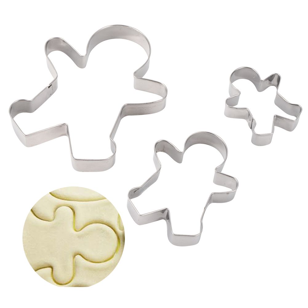 15PCS Cute Stainless Steel Cookies Biscuits Cutter Molds Set DIY Cake Pastry view 9